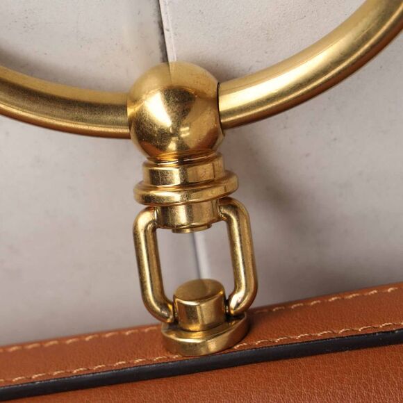 Chloé Small Nile Bracelet Shoulder Bag in Brown Leather - Picture 9 of 9